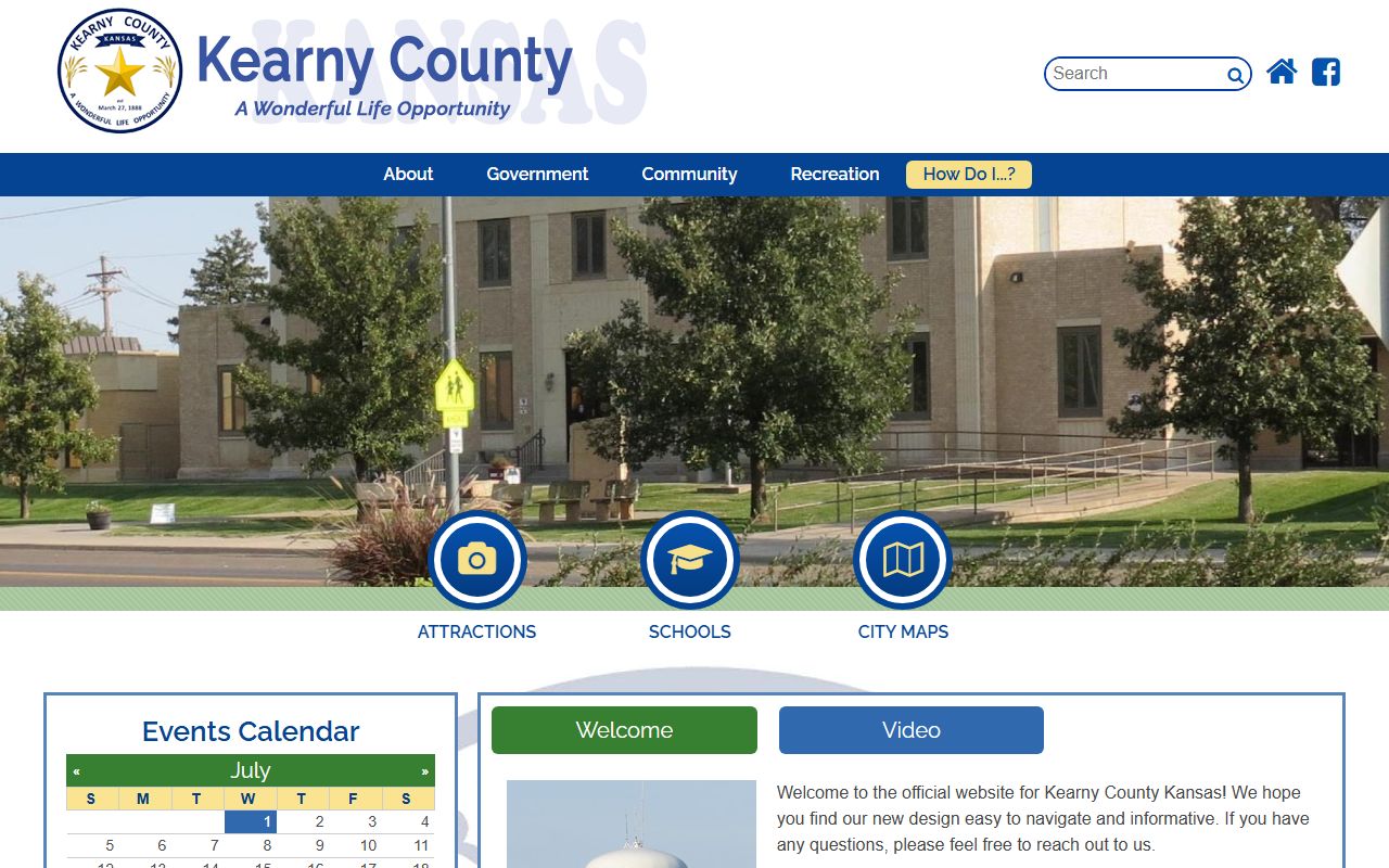 Kearny County court records official county homepage